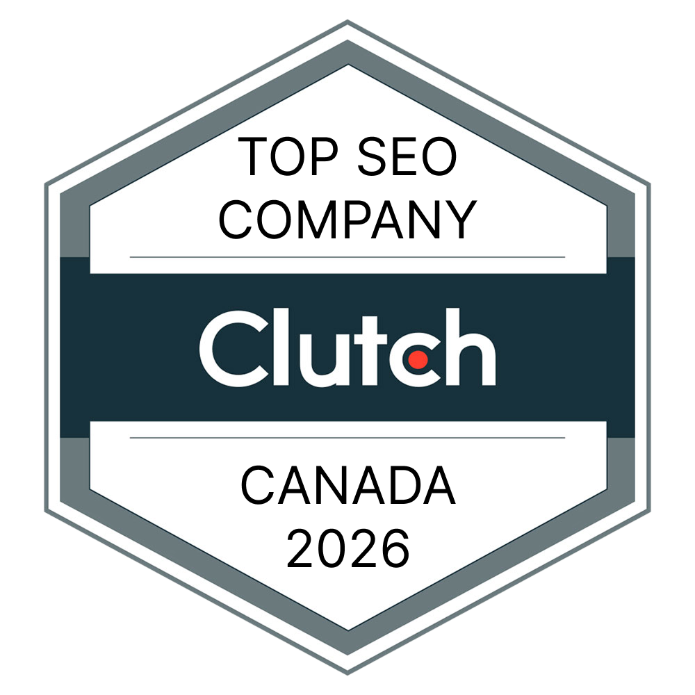 Clutch Award - Top SEO Company Canada 2026